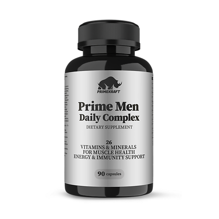 Prime Kraft Комплекс витаминов, минералов и экстрактов для мужчин / Prime Men Daily complex капсулы массой 730 мг 90 шт