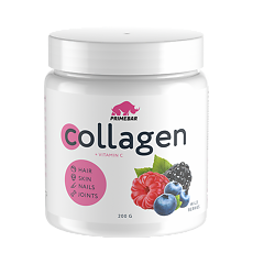 Купить Коллаген/Collagen Primebar со вкусом Лесные ягоды порошок банка 200 г 1 шт цена