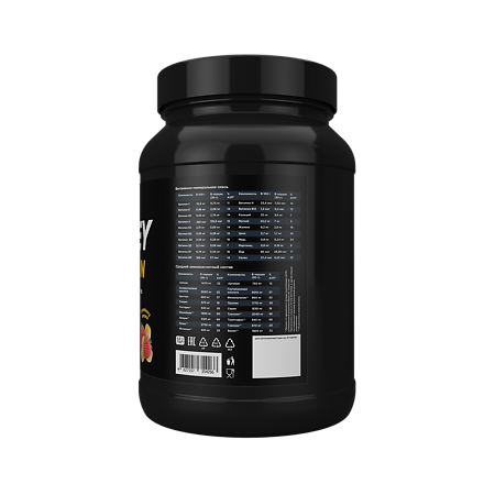 Протеин сывороточный Prime Kraft Whey Protein Клубника-банан банка 900 г 1 шт