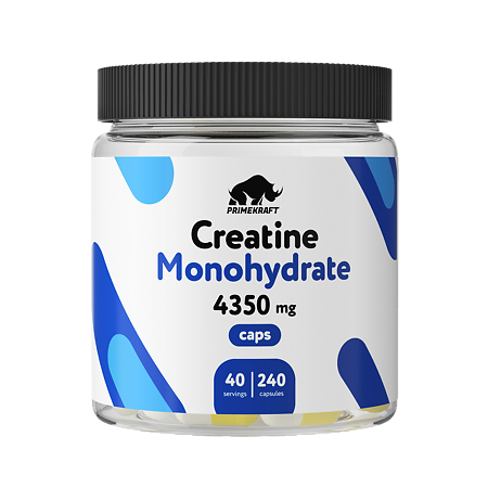 Креатин моногидрат/Creatine Monohydrate Prime Kraft капсулы 240 шт