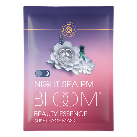 Изображение товара Gold'n Apotheka Тканевая маска для лица Bloom Face Mask Night SPA PM 25 г 1 шт