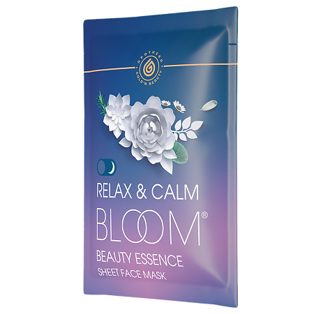 Gold'n Apotheka Тканевая маска для лица Bloom Face Mask Relax+Calm 25 г 1 шт