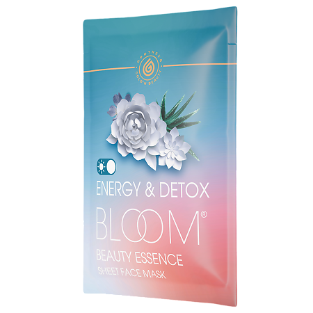 Gold'n Apotheka Тканевая маска для лица Bloom Face Mask Energy+Detox 25 г 1 шт