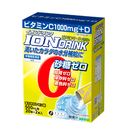 Fine Напиток ION drink C+D порошок в стик-пакетах по 3,2 г 22 шт