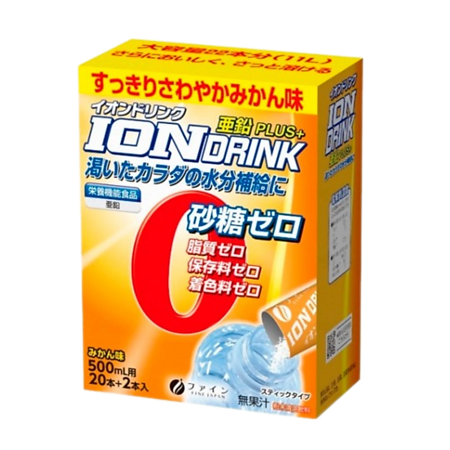 Fine Напиток ION drink с Цинком порошок в стик-пакетах по 3,2 г 22 шт