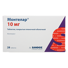 Изображение товара Монтелар таблетки покрыт.плен.об. 10 мг 28 шт