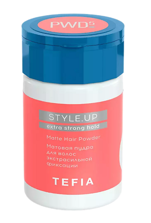 Tefia Style.Up Матовая пудра для волос экстрасильной фиксации 8 мл 1 шт