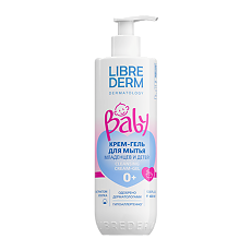 Купить Librederm Baby крем-гель для мытья новорожденных, младенцев и детей 400 мл 1 шт цена