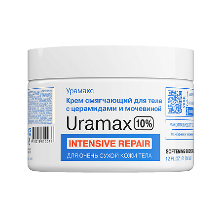 Изображение товара Librederm Uramax Крем cмягчающий для тела с церамидами и мочевиной 10% 300 мл 1 шт