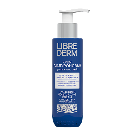 Librederm Гиалуроновый крем увлажняющий для лица, шеи и области декольте 150 мл 1 шт
