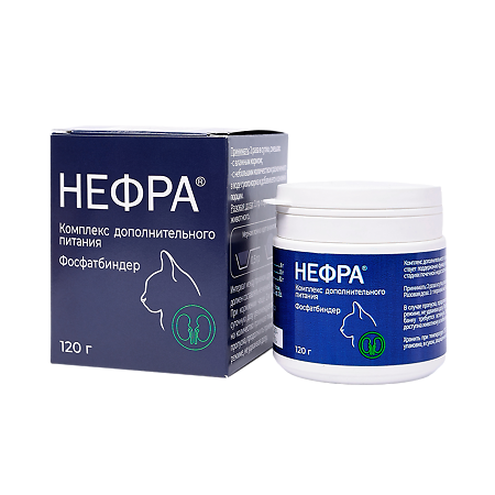 Нефра Комплекс дополнительного питания Фосфатбиндер 120 г (вет)