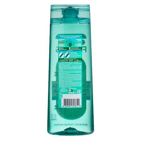 Garnier Fructis Шампунь увлажняющий Алоэ+Сила Гиалурона для всех типов волос 400 мл 1 шт