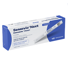 Купить Семавик Некст раствор для подкожного введ 2,4 мг/доза (3,2 мг/мл) 3 мл шприц-ручка 1 шт+иглы 4 шт 1 уп цена