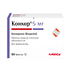Конкор таблетки покрыт.плен.об. 5 мг 90 шт