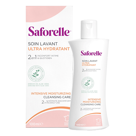 Saforelle Гель для интимной гигиены Интенсивное увлажнение 100 мл 1 шт