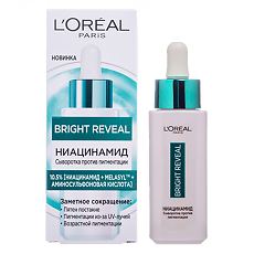 Купить Loreal Сыворотка для лица против пигментации Bright Reveal 30 мл 1 шт цена