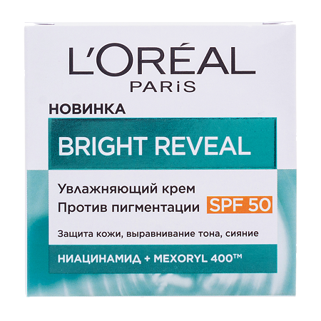 Лореаль (Loreal) Paris Крем для лица Bright Reveal SPF50 50 мл 1 шт