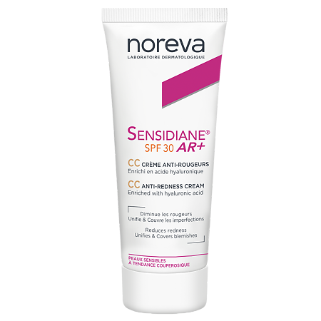 Noreva Sensidiane AR+ CC-крем для лица для чувствительной кожи SPF30 светлый тон 30 мл 1 шт