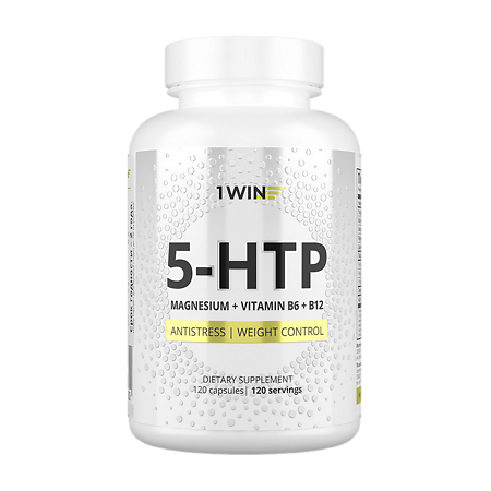 1WIN 5-НТР с магнием и витаминами группы В / 5-HTP with Magnesium and B Vitamins капсулы массой 525 мг 120 шт