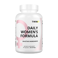Купить 1WIN Мультивитамины для женщин / Daily women’s complex капсулы массой 680 мг 90 шт цена