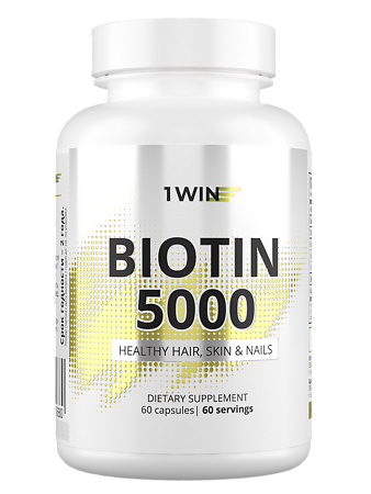 1WIN Биотин+ / Biotin+ капсулы массой 450 мг 60 шт