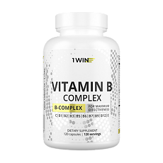 Купить 1WIN Витамины группы B/Vitamin B complex капсулы массой 470 мг 120 шт цена