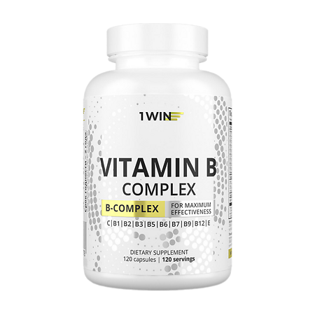 1WIN Витамины группы B/Vitamin B complex капсулы массой 470 мг 120 шт
