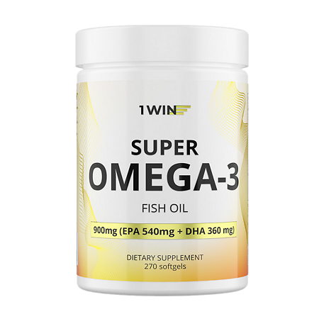 1WIN Омега-3 / Omega-3 капсулы массой 1350 мг 270 шт
