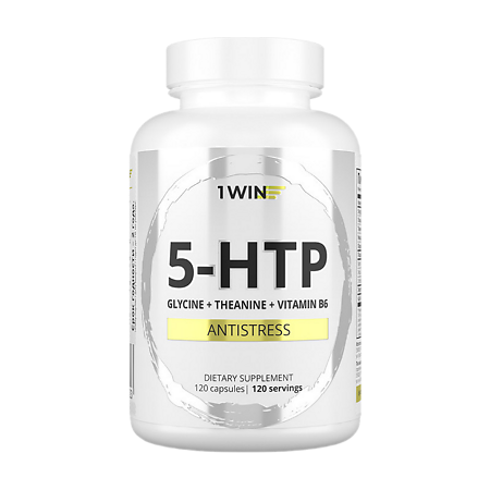 1WIN 5-HTP с глицином, L-теанином и вит группы B / 5-HTP with Glycine, L-Theanine and B Vitamins капсулы массой 510 мг 120 шт