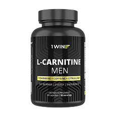 Купить 1WIN L-карнитин мужской / L-car Men капсулы массой 580 мг 90 шт цена