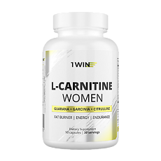 Купить 1WIN L-карнитин женский/L-car Women капсулы массой 580 мг 90 шт цена