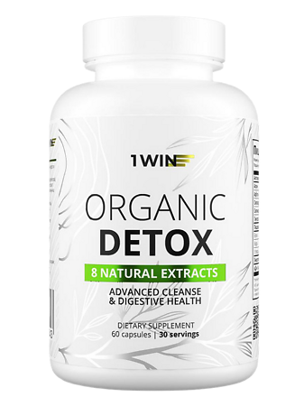 1WIN Органик детокс / Organic detox капсулы массой 460 мг 60 шт