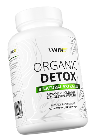 1WIN Органик детокс / Organic detox капсулы массой 460 мг 60 шт