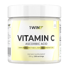 Купить 1WIN Витамин С / Vitamin C порошок банка 250 г цена