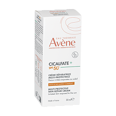 Купить Avene Cicalfate+ Мультифункциональный восстанавливающий крем для кожи SPF50+ 30 мл 1 шт цена