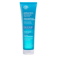Купить Ducray Keracnyl Очищающий гель для лица и тела 100 мл 1 шт цена