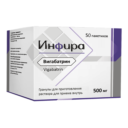 Инфира гранулы д/приг раствора для приема внутрь 500 мг пакетики по 508 мг 50 шт