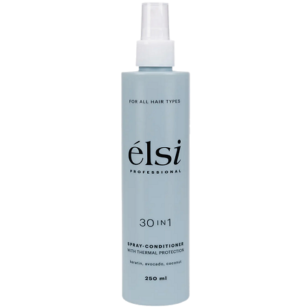 Elsi Professional Несмываемый спрей-кондиционер 30 в 1 с термозащитой 250 мл 1 шт