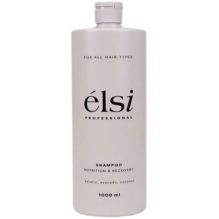 Elsi Professional Шампунь для питания и восстановления волос Nutrition & Recovery 1000 мл 1 шт