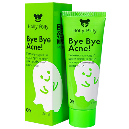 Holly Polly Регенерирующий крем Bye Bye Acne! против акне для проблемной кожи лица 50 мл 1 шт