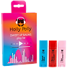 Holly Polly Набор бальзамов для губ Sweet Lip Balms (Мята, Шампанское,Ягодный) 1 уп
