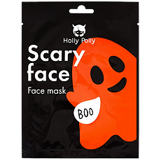 Купить Holly Polly Тканевая маска для лица на кремовой основе Scary Face Mask увлажняющая и питающая 22 г 1 шт цена