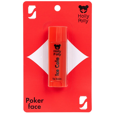Holly Polly Poker Face Бальзам для губ Ice Cola Ледяная Кола 4,8 г 1 шт
