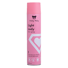 Купить Holly Polly Лак для волос Light Lady Естественный объем и легкая фиксация 250 мл 1 шт цена
