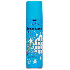 Купить Holly Polly Лак для волос Super Dance Star сильной фиксации с мульти блестками 150 мл 1 шт цена