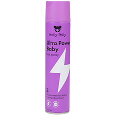 Купить Holly Polly Лак для волос Ultra Power Baby Ослепительный блеск и ультрафиксация 250 мл 1 шт цена