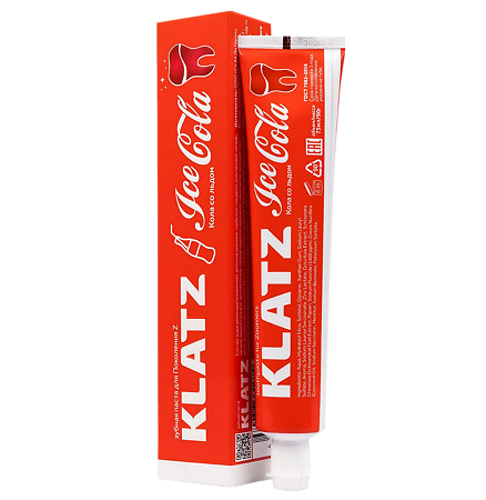 Klatz Зубная паста Кола со льдом Zoomers 75 мл 1 шт
