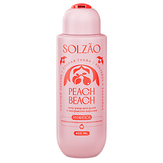 Купить Гель для душа Solzao Peach Beach с экстрактом персика увлажняющий без сульфатов и парабенов 400 мл 1 шт цена
