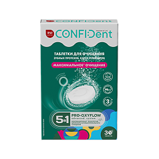 Купить Splat Confident Таблетки для интенсивного очищения зубных протезов Экспресс 5-в-1 30 шт цена