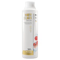 Купить Maxler Морской коллаген Скинкэар/Marine Collagen SkinCare с гиалуроновой кислотой и витамин С вкус клубники фл 500 мл 1 шт цена